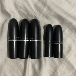 5 Mac lipstick only $20